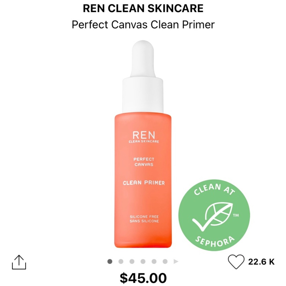 Ren Perfect Canvas Primer New! 1 oz